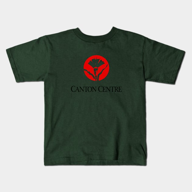 Canton Centre Mall Kids T-Shirt by Turboglyde
